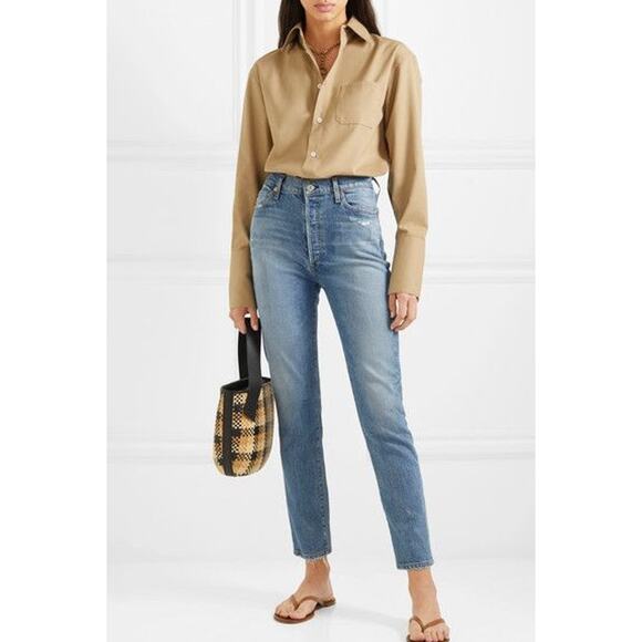 NWT Citizens of Humanity Olivia High Rise Slim Ankle Jeans Chit Chat Women's 26 - Picture 1 of 8